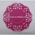 Soft Rubber Coaster, Anti-heat, Flower Shape Coaster with Customer Logo